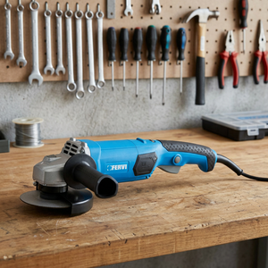 FERVI 125mm <b>Mini</b> Professional Cordless Angle <b>Grinder</b> 1200W Power Slide Paddle Switch Brushless Motor M14 up to 11000 RPM - Product Image 2