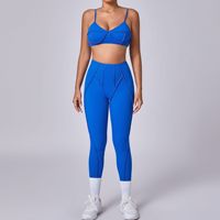 2025 nouvelle mode Yoga ensemble d'entraînement de haute qualité ensemble de sport pour les femmes Slim Fit Gym costume en plein air