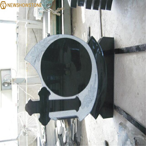 หินแกรนิตสีดำเรียบง่ายพร้อมพื้นผิวขัดเงาสำหรับพิธีการดีไซน์ทันสมัยแบบยุโรป - Product Image 6