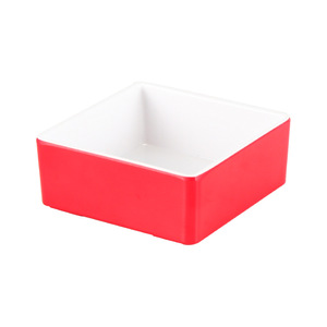 Rectangular Melamine <b>Plate</b> Set Stackable Solid Color For Hotel Party Commercial Use - Product Image 5