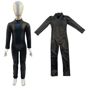 Mùa Xuân Mùa Thu Mùa Đông Một Mảnh Cho Cô Gái Áo Liền Quần 2-6 Năm Trẻ Em Quần Áo Da Jumpsuit Cho Bé Gái Da Xà Cạp