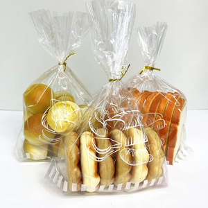 Food Grade <b>Clear</b> Gusseted <b>Plastic</b> Bread <b>Bags</b> for Homemade Bread and Bakery Loaf - Product Image 1