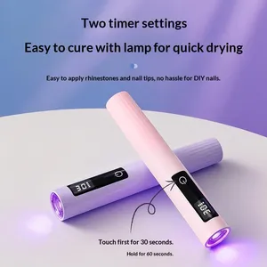 Mini lampe à ongles portable, sèche-ongles portable, outils de salon de manucure, lampe à ongles en gel, lampe à ongles LED numérique, lampe de séchage pour ongles - Product Image 3
