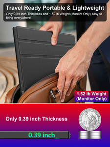 16 inch <span class=keywords><strong>LCD</strong></span> LED màn hình nhỏ UHD 2.5K <span class=keywords><strong>2560</strong></span>*1600p 120Hz chơi game Màn hình IPS Bảng điều chỉnh màn hình USB hiển thị xách tay màn hình cho điện thoại di động - Product Image 4