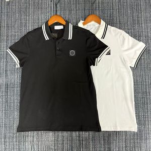 Top-quality casual fashion <b>stone</b> vintage 100% cotton <b>island</b> breathable fitted business polo shirt for men - Product Image 4