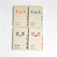 Carnet à spirales simple Kawaii, carnet à spirales B5 avec couverture en PP, carnet à spirales personnalisé avec couverture rigide, vente en gros