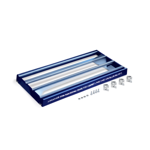 เฟรมบุชชิ่งแบบปรับเอียงได้ 3 แถว สำหรับตู้ L965 D495 H69 สีน้ำเงิน Ral5012 - Product Image 3