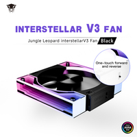Jungle Leopard Interstellar V3 Blanc 120mm ARGB Ventilateur de refroidissement pour refroidissement de boîtier de bureau