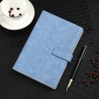 Cuaderno Personalizado A5 de PU de Alta Calidad con Tapa Dura y Cierre Magnético, 100 Hojas, Portátil, para Oficina, Regalo, Promoción
