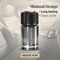 Désodorisant Liquide de Luxe pour Voiture, Parfum Tige de Tomate, Évaporation Naturelle, Longue Durée, Élimination des Odeurs, Bouteille en Verre, Console Centrale
