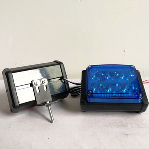 Lampe stroboscopique 12V pour moto, feux d'urgence carrés rouges bleus, feux d'avertissement de camion, lampe à LED - Product Image 2