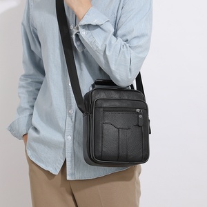 Sac à bandoulière en cuir décontracté pour <span class=keywords><strong>homme</strong></span>, sac à bandoulière pour usage quotidien - Product Image 2