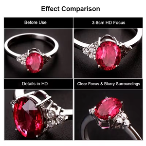 속눈썹 다이아몬드 보석 스마트 폰 <span class=keywords><strong>30X</strong></span> 매크로 렌즈 용 전문 사진 전화 카메라 4K HD 37MM 15X 매크로 렌즈 - Product Image 3