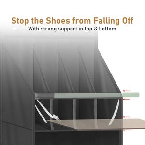 20 Closet Pairs Narrow Hanging <b>Shoe</b> Rack for Door Hanger Deep Pocket Over the Door <b>Shoe</b> Organizer - Product Image 2