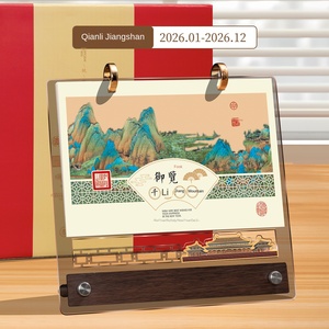 Giấy in <span class=keywords><strong>Acrylic</strong></span> bàn lịch 2026 LCD hiển thị tùy chỉnh doanh nghiệp sáng tạo khung ảnh quảng cáo cao cấp UV - Product Image 6