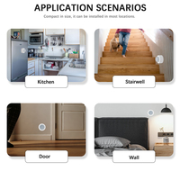 Détecteur de mouvement PIR Zigbee, détecteur infrarouge sans fil intelligent pour le mouvement du corps humain, détecteur de mouvement ZigBee, alarme de sécurité pour la maison intelligente