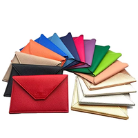Dompet Kartu Kulit Sapi Asli Kreatif Minimalis Satu Bagian Dompet Pendek Multifungsi Clutch Poliester