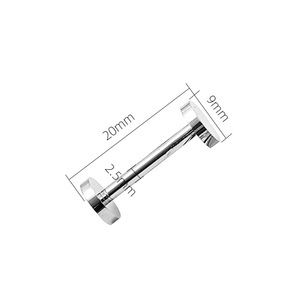 Zinc Alloy Key Ring Spring Mechanism Metal Accessory General Use - Product Image 2