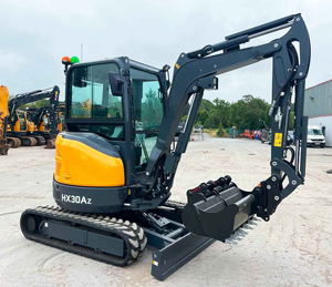 รถขุดขนาดเล็ก HX30AZ ยี่ห้อดังของจีน ระบบหมุนหางรถแบบ Zero-Tail-Swing พร้อมระบบ Telematics Hi-MATE สำหรับงานในพื้นที่แคบ - Product Image 2