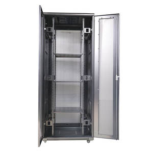 Rack de Servidor de Ciberseguridad de Alta Ventilación 42U de 19 Pulgadas, Gabinetes de Servidor para Centro de Datos de 800 mm de Ancho con Puerta Doble Abierta Ventilada - Product Image 4