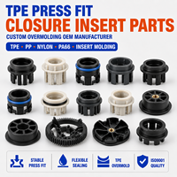 Fabricante de Moldeo por Inyección de TPE con Certificación ISO9001, Insertos de Cierre a Presión de TPE, Piezas Personalizadas de Polipropileno, Moldeo de Nylon OEM