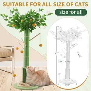 Rascador para Gatos Starmon con Cuerda de Sisal, Rascador Grande para Gatos con Pelota Colgante para Gatitos y Gatos Medianos y Grandes - Product Image 3