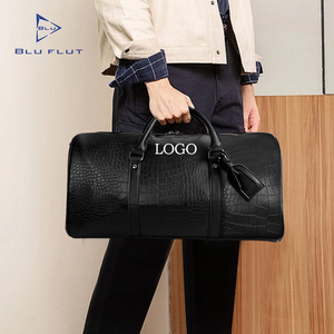 맞춤형 여행 가방 핸드 캐리 블랙 스포츠 짐 가죽 위켄더 오버나이트 더플 러기지 맞춤형 가죽 여행 가방 남성용 - Product Image 1
