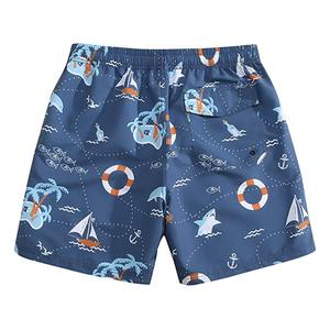 पुरुषों के सूती मिड-राइज बॉक्सर ब्रिफ्स ने कमर पर लोगो के साथ ढीले तीर पैंट की पट्टियों को शॉर्ट्स के साथ पहना - Product Image 5