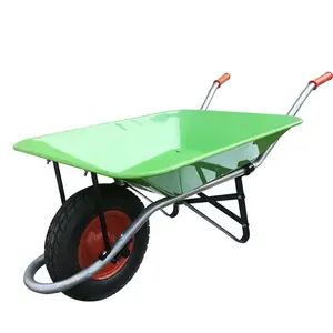 160 kg Ladung praktischer Garten-Solid-Stuhrschubkarren Pneumatischer Reifen Gebäudebau-Stuhrschubkarren