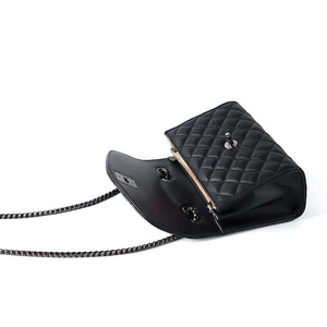 Bolso de Hombro de Cuero Genuino Retro al por Mayor de Fábrica, Bolso Cruzado de Alta Calidad para Mujer, Bolsos de Diamantes para Damas - Product Image 3