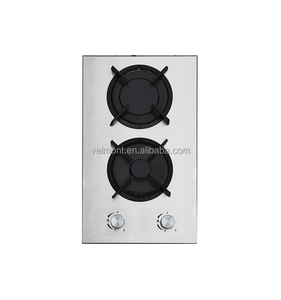 Cuisinière à <span class=keywords><strong>gaz</strong></span> <span class=keywords><strong>encastrable</strong></span> quatre brûleurs en acier inoxydable <span class=keywords><strong>Domino</strong></span> avec allumage électronique, protection anti-extinction et classe d'efficacité énergétique - Product Image 1