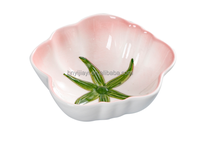 Service de table en porcelaine fine de style américain JIUWANG avec motif tomate et fruits – Vaisselle pour la rentrée scolaire