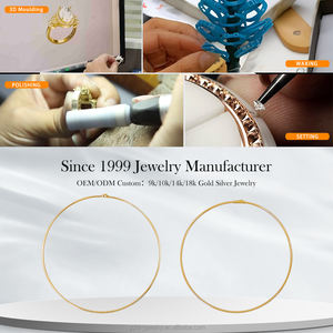 Collar de oro amarillo de 18 quilates, joyería de oro AU750, puede agregar un colgante, diseño simple - Product Image 5