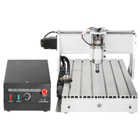 Hobby Mini 3040 4-assige 1,5KW 110V/220V Desktop CNC Houtfreesmachine DIY Snijden Graveren Bewerken PCB Messing Enkel Mach3