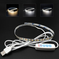 Barra de luz con interruptor USB 5V SMD 2835, espejo de tocador IP20, Luz lineal LED con cuerdas de luz de ambiente decorativas para habitación