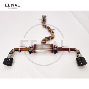 Système d'échappement performant à soupapes électriques en alliage de titane léger Ecnal pour Audi <span class=keywords><strong>RSQ3</strong></span> 2.5T <span class=keywords><strong>2020</strong></span>+ - Son agressif amélioré - Product Image 4