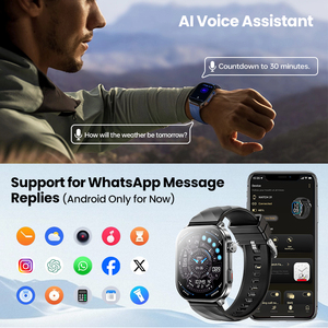 Reloj Inteligente Remax OEM AMOLED con IA, Resistente al Agua IP68, Monitor de Actividad Física Deportiva, Pantalla Táctil de 2.04'', Reloj Inteligente Personalizado para Hombre - Product Image 3