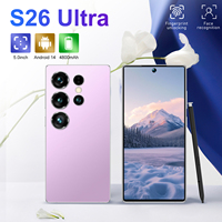Nuevo Smartphone S26 Ultra Mini 5G Original, 6GB+128GB de Almacenamiento, Cámara de 72+108MP, Pantalla OLED HD de 5 Pulgadas y 90Hz, Carga Rápida de 65W, Francés/Español