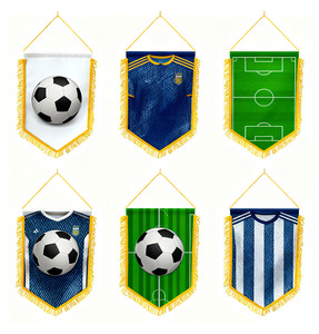 Bandera de <span class=keywords><strong>Intercambio</strong></span> de Fútbol, Fabricante de Banderas Personalizadas para Clubes Deportivos, Eventos Educativos, Bandera Colgante con Logotipo de Fanáticos del Fútbol 2026 - Product Image 5