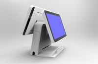 Terminal Punto de Venta con Pantalla Táctil Dual de 21.5 Pulgadas para Supermercados y Comercios Minoristas