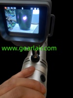 Outil d'allumage laser portable de 120 watts, kit de vision nocturne avec coque en CNC argentée et design artisanal