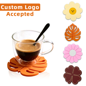 Sous-verres en PVC personnalisés, tapis de tasse en caoutchouc souple, souvenirs promotionnels créatifs pour café et boissons – Transformez votre idée en produit - Product Image 1