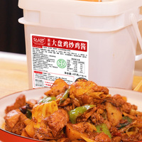 Halal Xinjiang Grote Bak Kippensoep 4kg Doos Gebakken Kippenkruiden Restaurant Catering OEM Private Label Hongshanhe