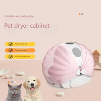 Vente flash : Sèche-cheveux automatique pliable pour animaux de compagnie, chats et chiens, 65L, charge silencieuse, température constante intelligente, protection contre la surchauffe