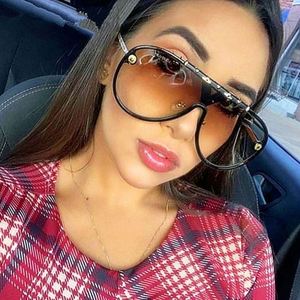 แว่นกันแดดทรงโอวัลสไตล์สตีมพังก์ รุ่นวินเทจเรโทรปี 2020 สำหรับผู้หญิงและผู้ชาย  พร้อมโลโก้สั่งทำพิเศษ ป้องกันรังสียูวี 400 - Product Image 2