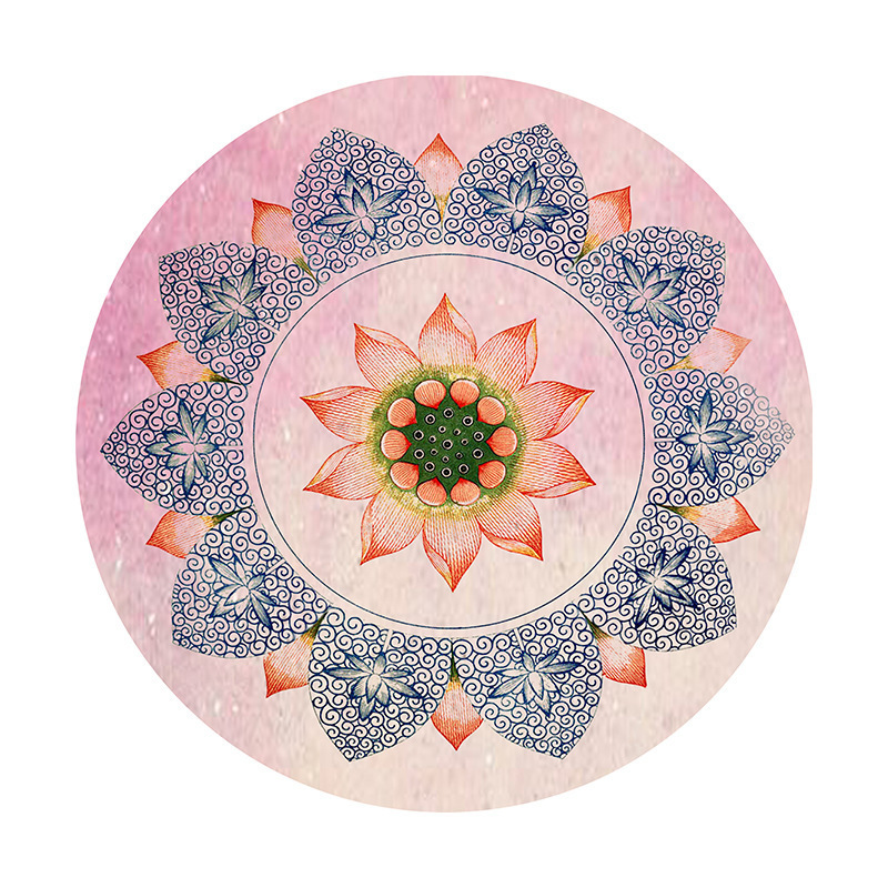 Cercle de Lotus Rose