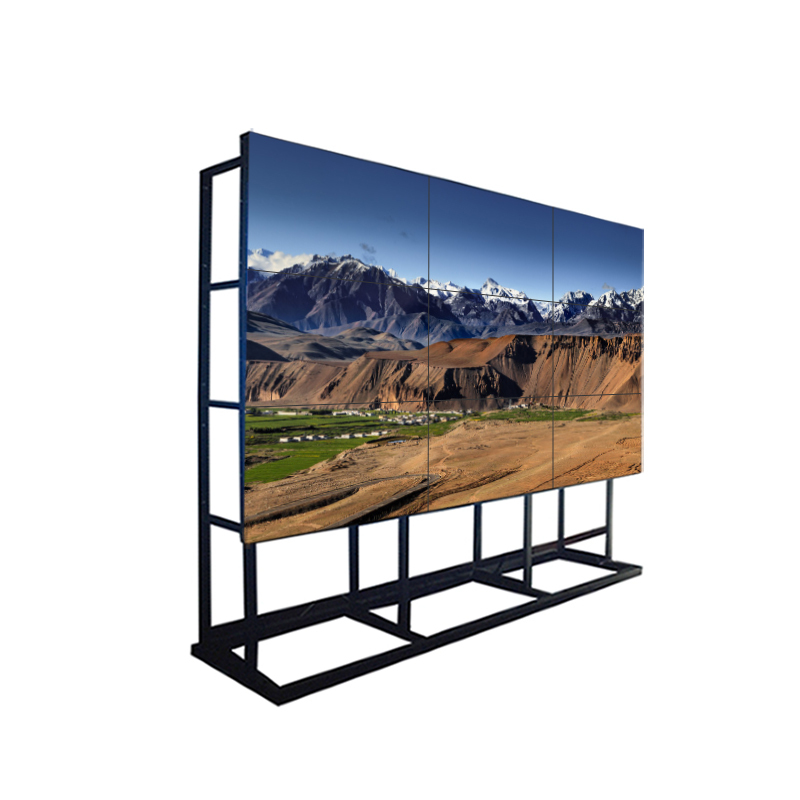 55 "narrow glasses visual wall panel liquid crystal display HD video wall display screen cheap price
