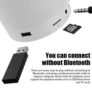 Nuevo Parlante Lámpara Táctil LED de Alta Fidelidad 2025 con Bluetooth Inalámbrico, Luz RGB Colorida, AUX Portátil, Regalo para Navidad y Fiestas - Product Image 6