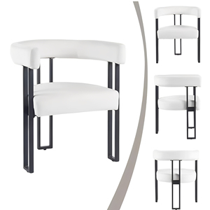<span class=keywords><strong>Fauteuil</strong></span> rembourré moderne Salon Chambre à coucher Canapé simple <span class=keywords><strong>Fauteuil</strong></span> d'appoint <span class=keywords><strong>club</strong></span> <span class=keywords><strong>Fauteuil</strong></span> d'appoint <span class=keywords><strong>blanc</strong></span> - Product Image 4