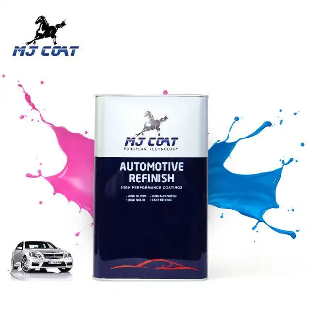 MJ-COAT perbaikan cat mobil merek Super cepat kering 2K mantel bening penutup ulang otomatis